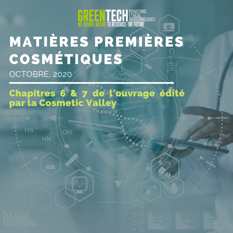 greentech biotechnologies ouvrage cosmetic valley